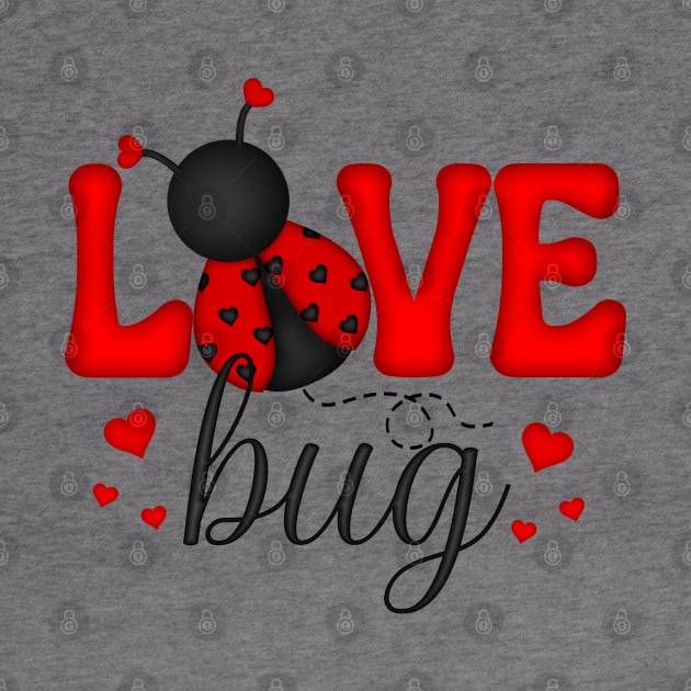 Love Bug Valentine's Day Design by Aunty Annie